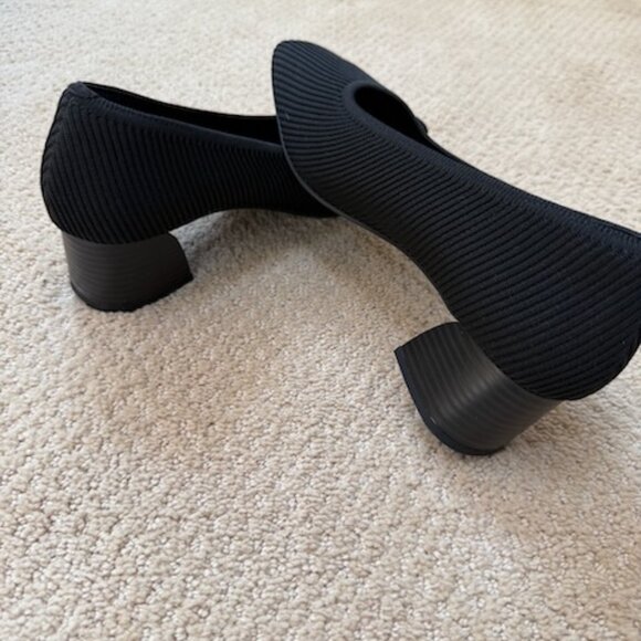 Vivaia Women's Melody Square-Toe Block Heel Pump, Black - New - size 9, EU40 - Picture 4 of 6